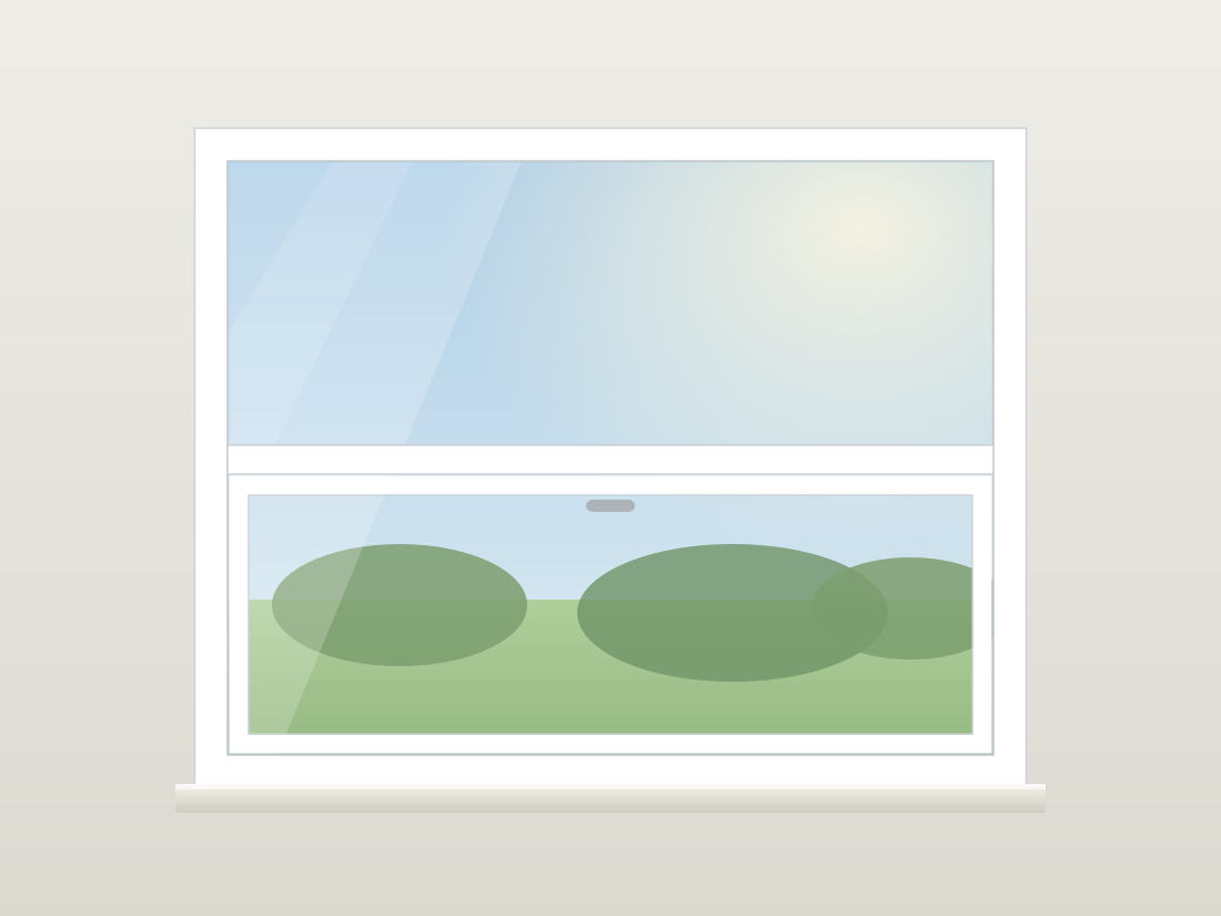 New Reliable vinyl double-pane window